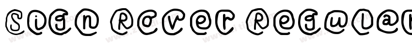 Sign Rover Regular字体转换